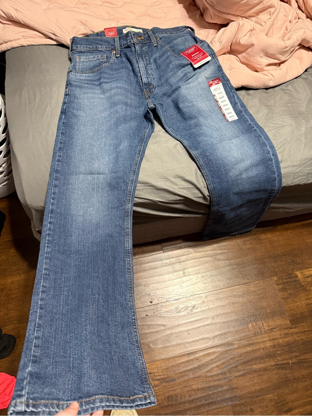 Men’s Blue Denim Jeans - Bootcut